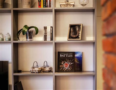 Knygų lentynos su knygomis