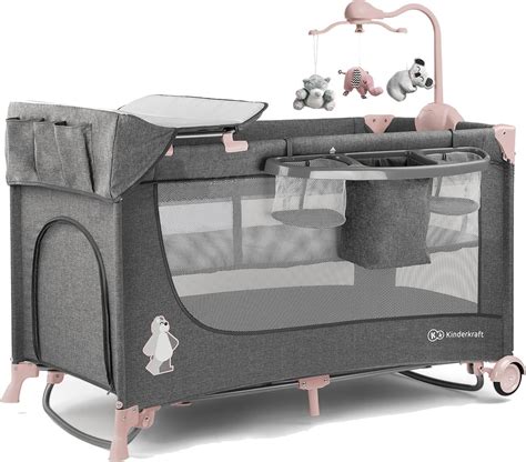 Kinderkraft Joy kelioninė lovytė su priedais