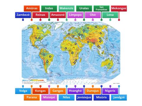 Senovės graikų pasaulio žemėlapis su Okeano upės vaizdavimu