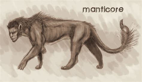 Martichora - mitinis hibridinis gyvūnas