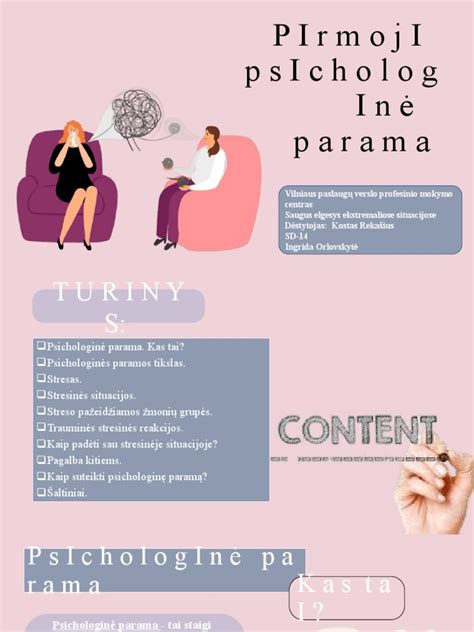 psichologinė parama