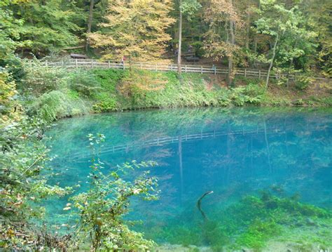 Blautopf šaltinis Vokietijoje, mėlynojo Dunojaus ištakos