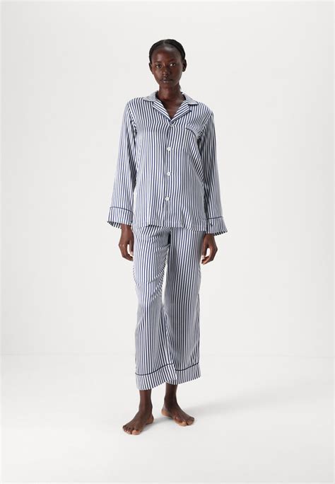 Elegantus vyriškas dryžuotas pižamos komplektas