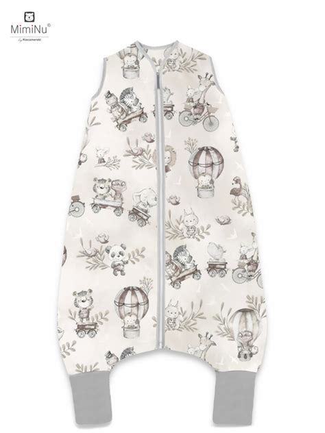 MIMINU miegmaišis su kojomis ir spalvingu dizainu