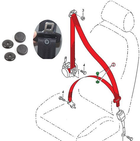 diagrama, rodanti teisingą automobilio saugos diržo padėtį su paaukštinimu
