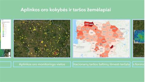 Žemėlapis su nitratų taršos duomenimis Lietuvos apskrityse