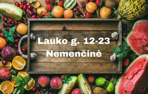 Įvairūs daržovių ir vaisių gabaliukai