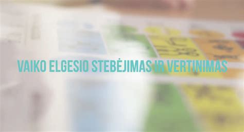 schematinis procesinio elgesio vertinimas