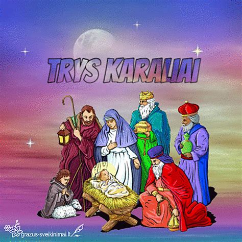 Trys karaliai su dovanomis