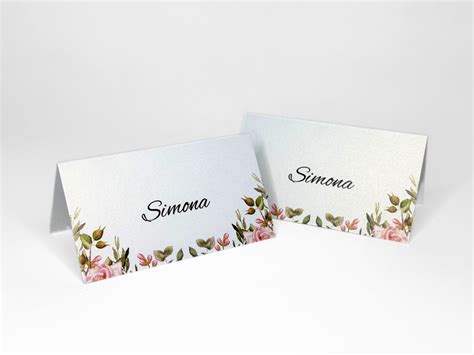 Dekoratyvinės segnaposto kortelės