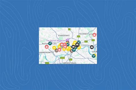 Žemėlapis su Porto Sant'Elpidio ir apylinkių lankytinomis vietomis