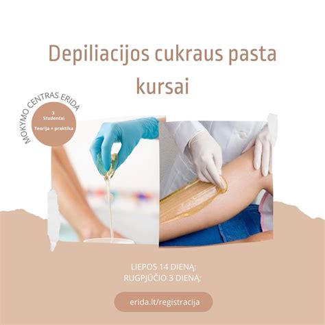 Depiliacijos cukraus pasta priemonės