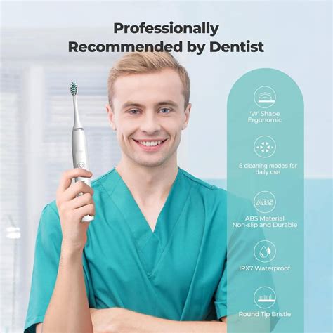 Išmaniojo elektrinio dantų šepetėlio zondavimo zona