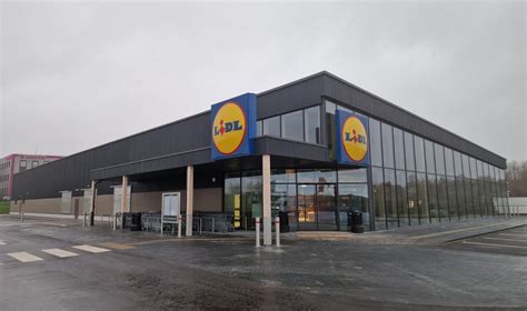 Lidl parduotuvės interjeras