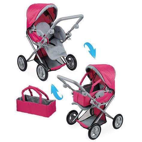 Išsamus Woopie lėlių vežimėlio dizaino vaizdas