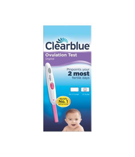 Clearblue ovulacijos testų pakuotė