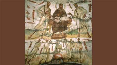 Romos katakombų freskos su krikščioniškais simboliais