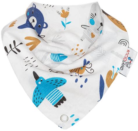 Mėlynas kūdikio seilinukas su saldainiais