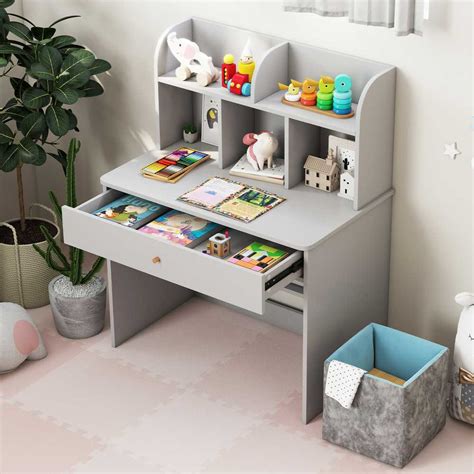 Vystyklų stalas su integruotais laikymo krepšiais