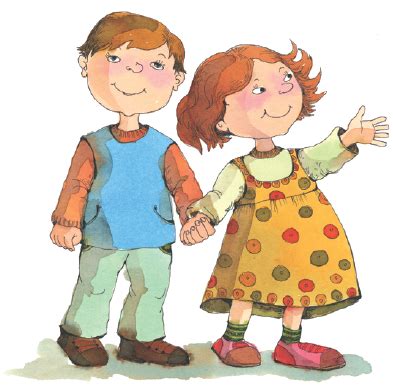 mergaitė ir berniukas dvyniai žaidžia kartu