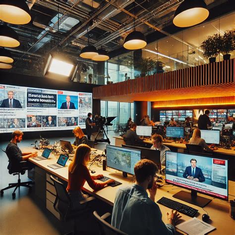 Simbolinis atvaizdas, vaizduojantis naujienų portalą ir informacijos srautą