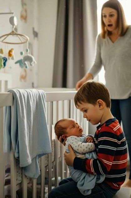 Motina ir kūdikis laimės akimirka