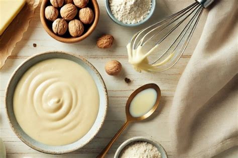 Bešamelio padažo ingredientai