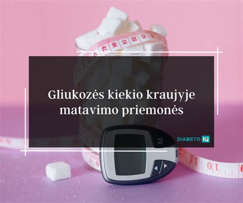 Asmuo matuojasi gliukozės kiekį kraujyje