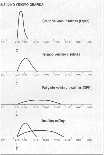 Schematinis insulino pompos veikimo principas