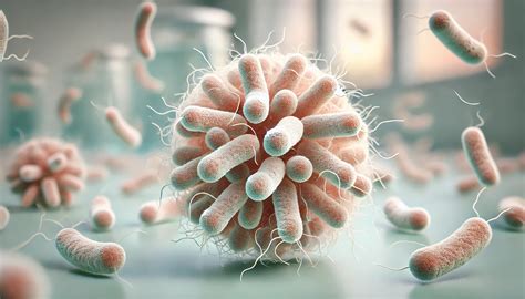 Mikroskopinis vaizdas bakterijų