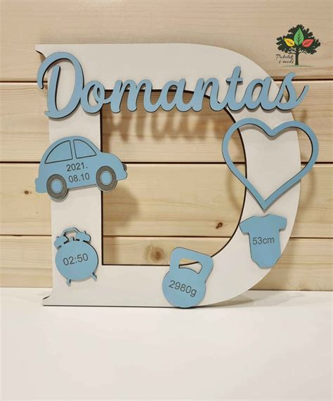 Personalizuotas gimimo lankas su vardu