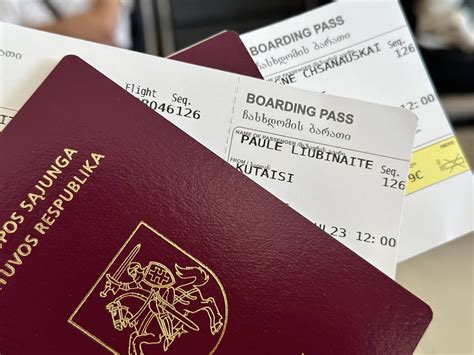 pasas ir kelionės dokumentai