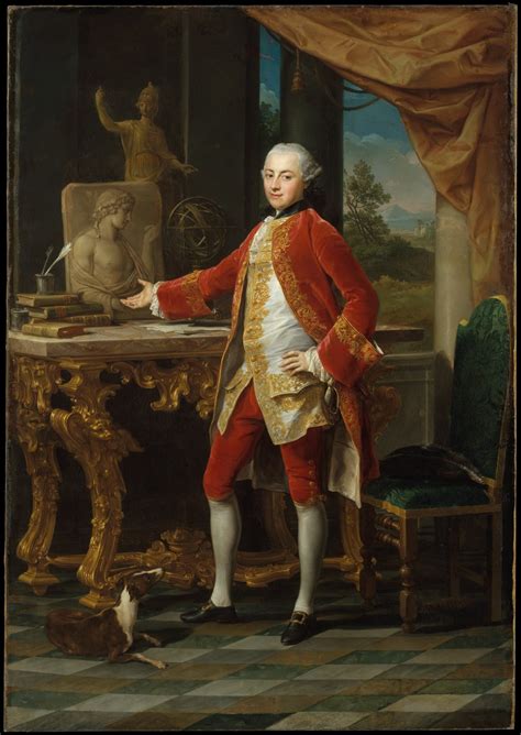 Francis Basset - 1778 m. Grand Tour Romoje - Prado muziejus, Madridas. Pompeo Batoni portretas.
