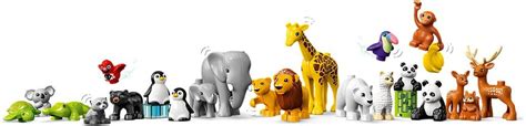 LEGO DUPLO laukiniai pasaulio gyvūnai
