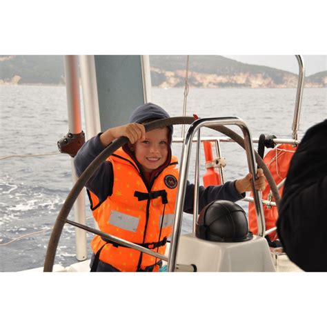 Vaikiška gelbėjimosi liemenė su sagtimi ir tarpkojo dirželiu