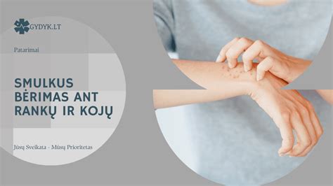 Skarlatinos bėrimas ant rankos