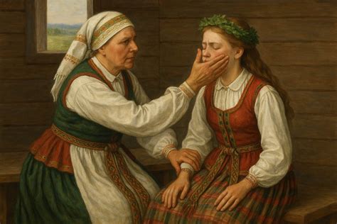 Simbolinė moters vaisingumo iliustracija