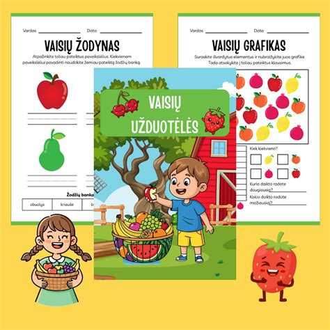 Vaiko ragaujantis vaisių tyrelę