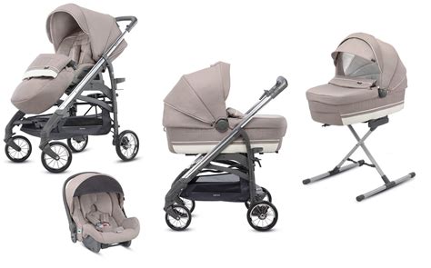 Inglesina Quattro vežimėlis su lopšiu ir automobiline kėdute