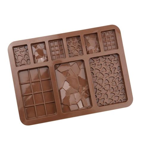 Naminių šokolado plytelių formelės