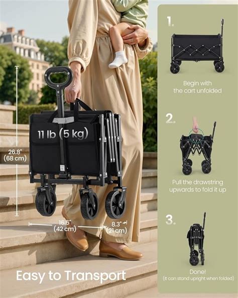 Šiuolaikinis vežimėlis sulankstytas