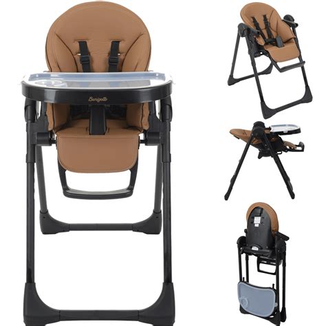 Burigotto Prima Pappa Zero 3 Black maitinimo kėdutė