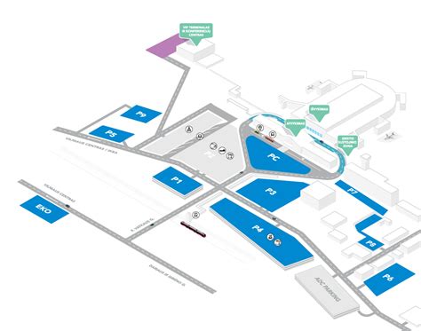 Frankfurto oro uosto žemėlapis