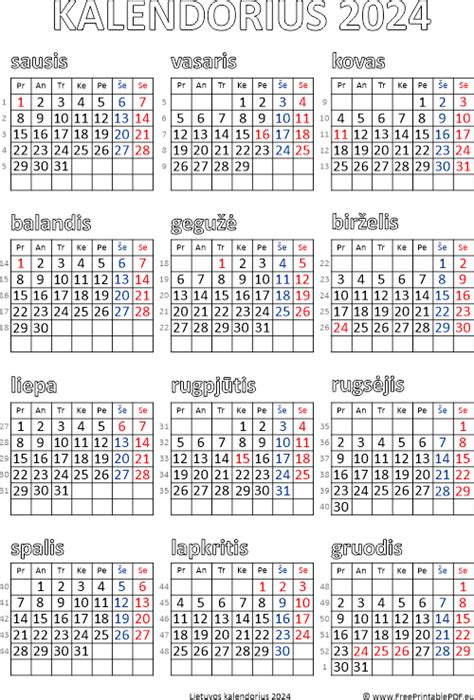 kalendorius su pažymėta data