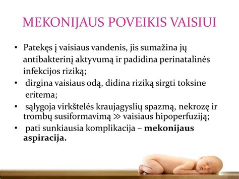 Mekonijaus pavyzdys vaisiaus vandenyse