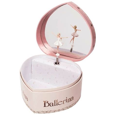 vaikiška muzikinė papuošalų dėžutė su balerina