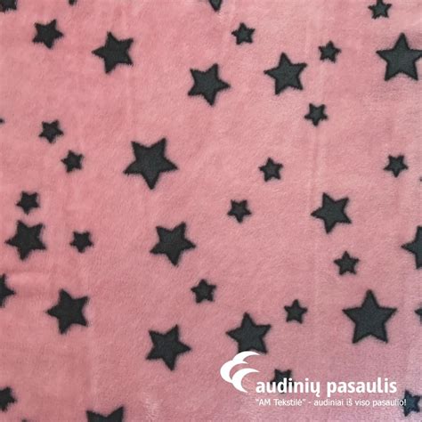 Tekstilė su žvaigždučių raštu