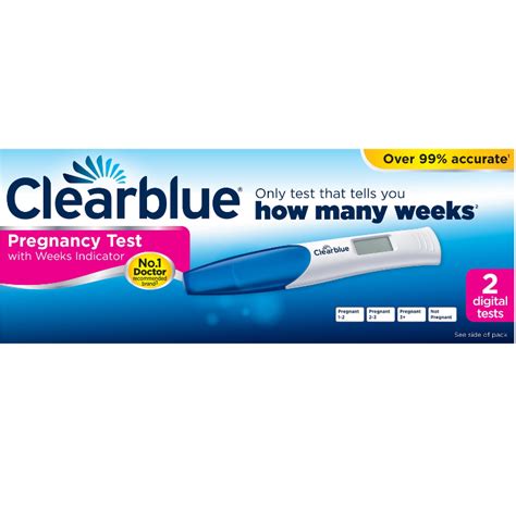 Clearblue nėštumo testų tipai