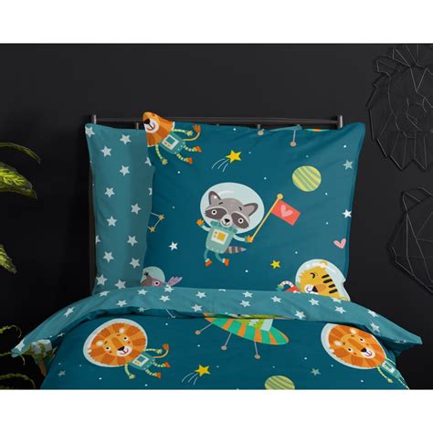 Vaikiška patalynė su žvaigždžių ir dangaus mėlynos spalvos motyvais