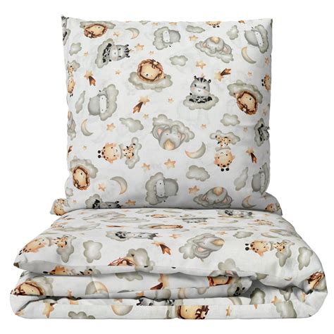 Medvilninės vaikiškos patalynės pavyzdys su žvaigždžių raštu